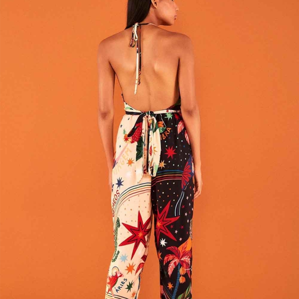 FARM Rio Multicolor Star Jumpsuit - Picture 7 of 10